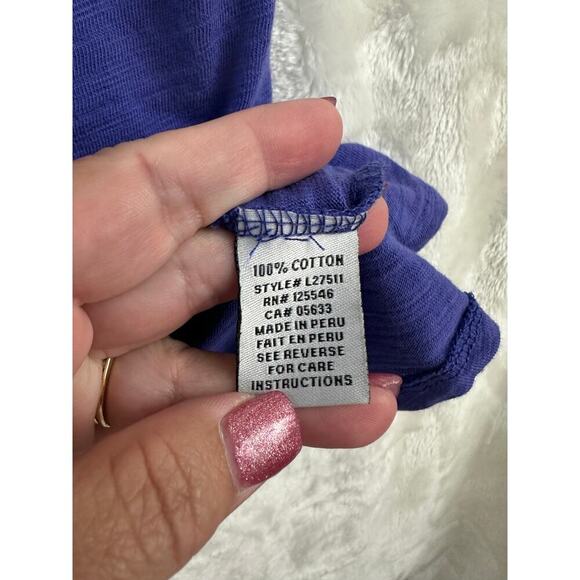 NWT Habitat Purple Cowl Neck Flowy Top 2X Lagenlook Minimalist - Picture 5 of 8